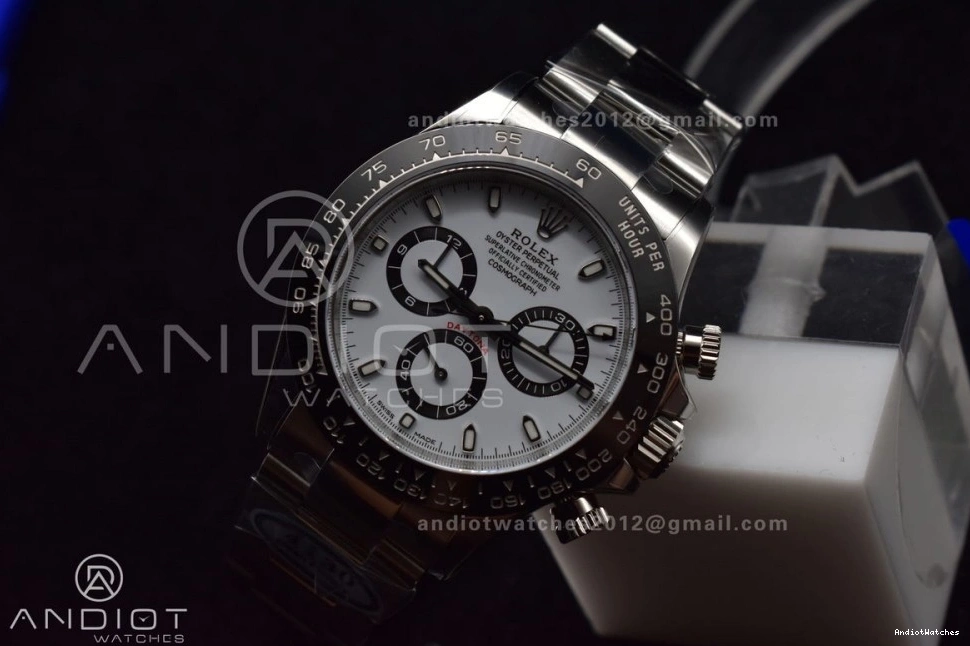 SS Lightweight Case 726 And Clean V3 White 116500 Dial 904L Daytona Bracelet 0713
